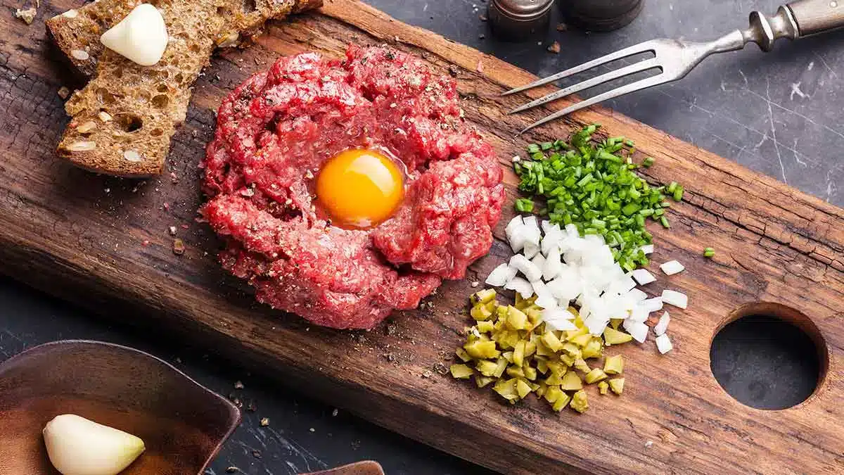 Steak Tartare Uma Comida B Rbara Cozinhe Com O Mestre